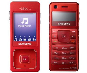   Samsung SGH-F300 Scarlet Red