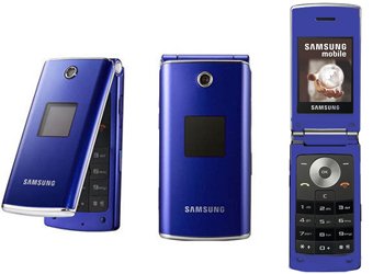   Samsung SGH-E210 Purple Blue