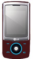   LG  KE500 Wine Red