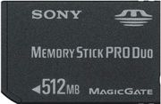   Sony Memory Stick Duo Pro (MSX-M512S) 512 Mb