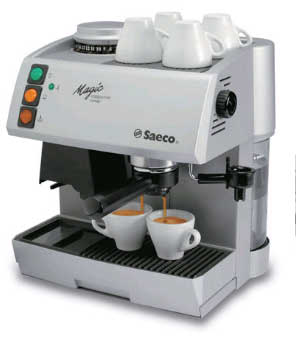  Saeco Magic  Cappuccino Combi Silver