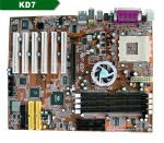   Abit Socket-A: KT400 KD7 (4xDDR, U-133, 4xAGP, LAN)