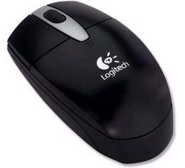  Logitech Cordless Optical Mouse Notebooks LE (Black),RTL USB(931152)
