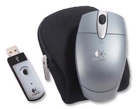  Logitech Cordless Optical Mouse for Notebooks, RTL USB (931006)