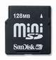   SanDisk miniSD 128 Mb