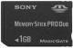   Sony Memory Stick Duo Pro (MSX-M1GB) 1 GB
